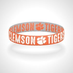 Reversible Clemson Tigers Wristband Bracelet